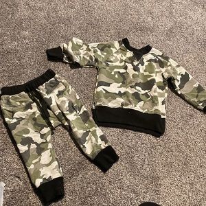 Little Bipsy Camo Core Collection Sweatshirt & Jogger
